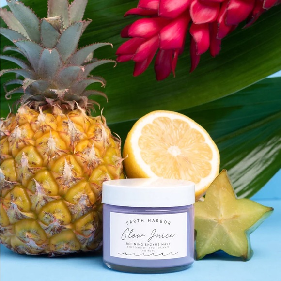 NWT🧖♀️ Earth Harbor GLOW JUICE Refining Enzyme Mask - Picture 4 of 6